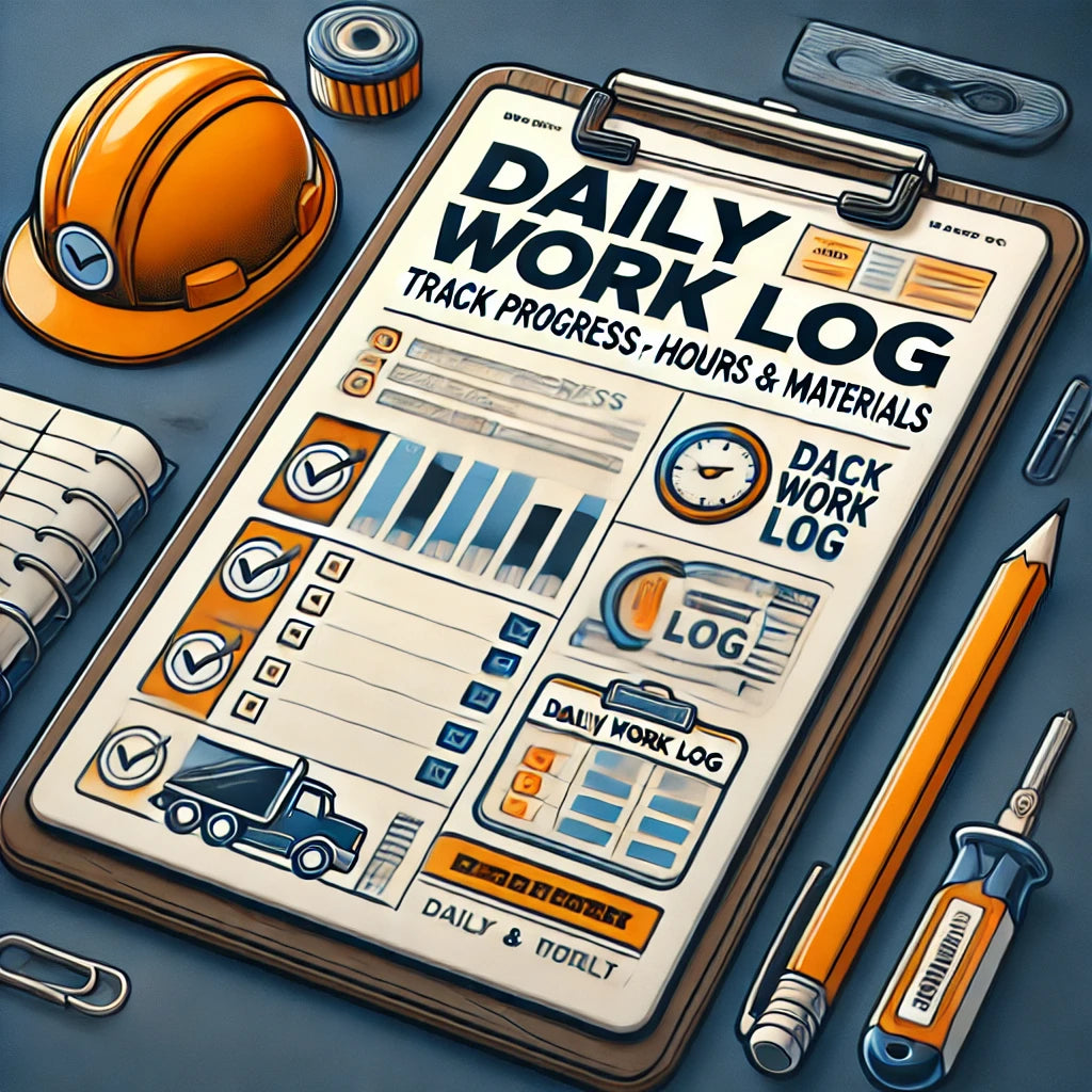 Daily Labor Log (Google Sheets/Excel) schedule and maintain accurate records, Pre-formatted and easy to use